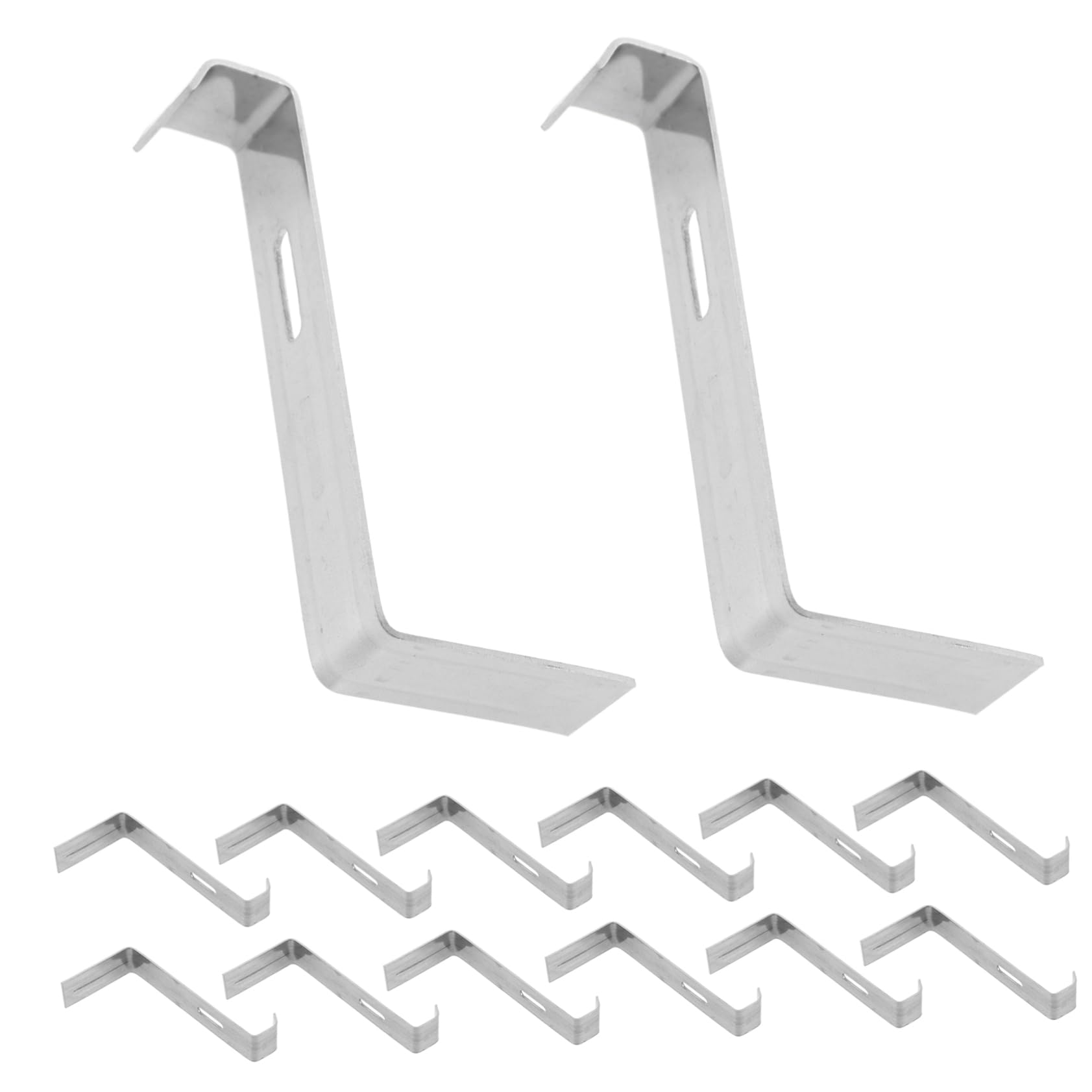 jojofuny 60stücke Teiliges Edelstahl-dachziegelclips Rutschfeste Dachziegelbefestigungen Für Sicheren Halt Und Einfache Montage Für Hausbedarf Und Dachreparaturen