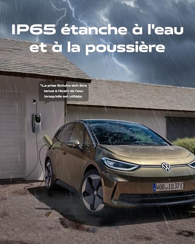 Chargeur EV type 2 résistant IP65 pour charger sous la pluie - 5