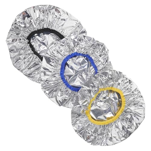 HAPINARY 3pcs Deep Conditioning Hair Cap Heat Cap for Hair Treatments Spa Salon Supplies