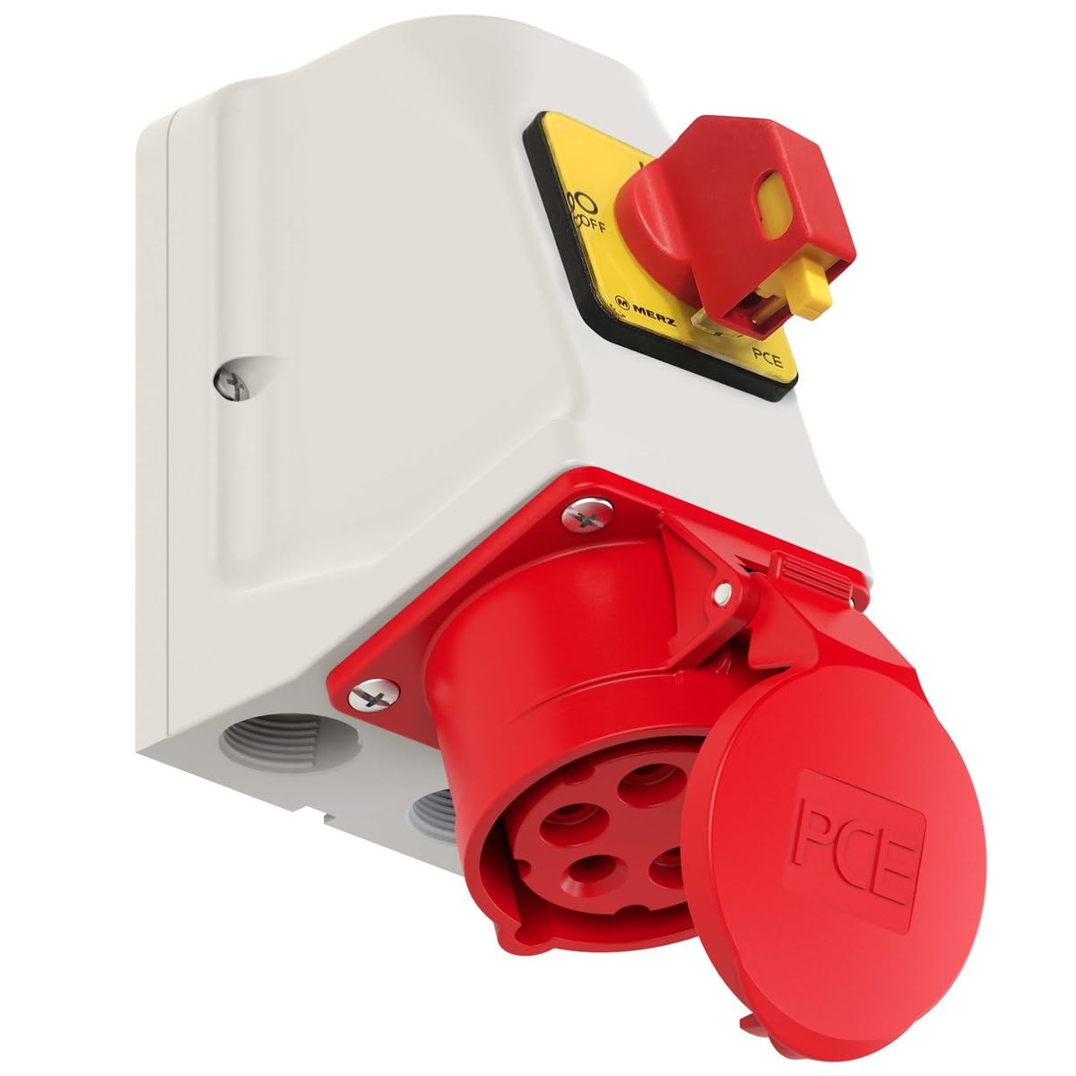 Tomas portátiles 32A 5P 400V rojo IP44 TURBO SHARK 225-6TT 5907711119135