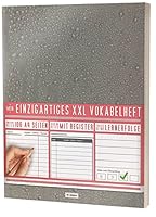 Mein Vokabelheft / 100+ Seiten, 2 Spalten, Register / Lernerfolge auf jeder Seite zum Abhaken / PR101 Tautropfen / DIN A4 Softcover