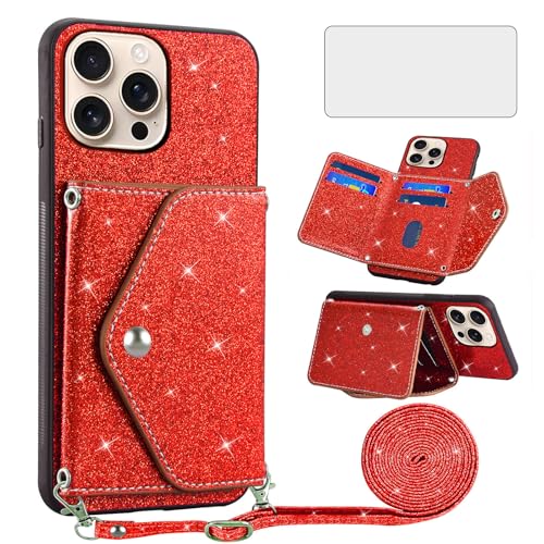 Coque IP 16 Pro Asuwish GLTSJB US Rouge finition premium durable