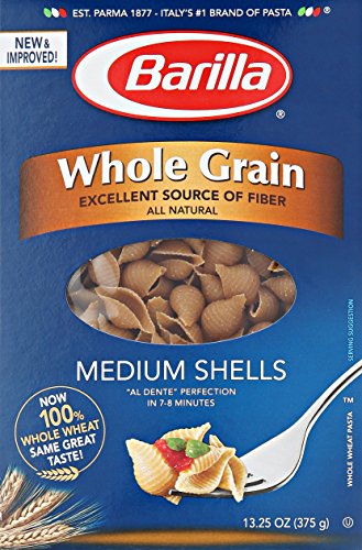 Barilla Whole Grain Medium Shells, 13.25 Ounce