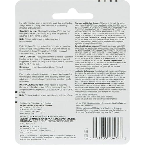 Image of 3M Clear Repair Tape, 03439, 1-1 /2 in x 115 in
