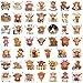 50PCS Highland Cow Stickers Cute Cartoon Animal Stickers Vinyl Waterproof Decal for Laptop Stickers for Water Bottles Kids Gifts for Teen Adult