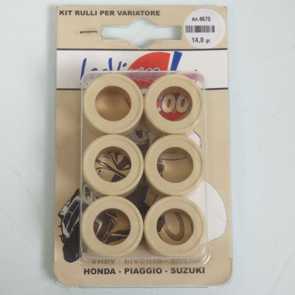 Galet de variateur Leovince 14g pour Piaggio Hexagon 250 de 2001 à 2017