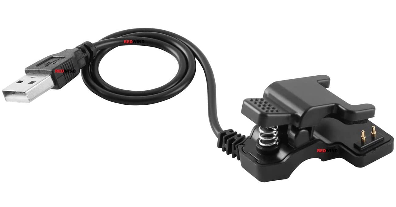 REDWIND Clip Watch Charger Cable for Smartwatch, Universal 2 pin Watch Charger Charge Any 2 Pin Watch, Smart Watch, Fitness Band, Smart Band (Black Universal Clip Charger) (B0B657B8C7) Amazon Price History, Amazon Price Tracker