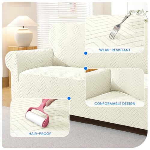 Housse canape 4 places extensible antidérapante et antisalissure
