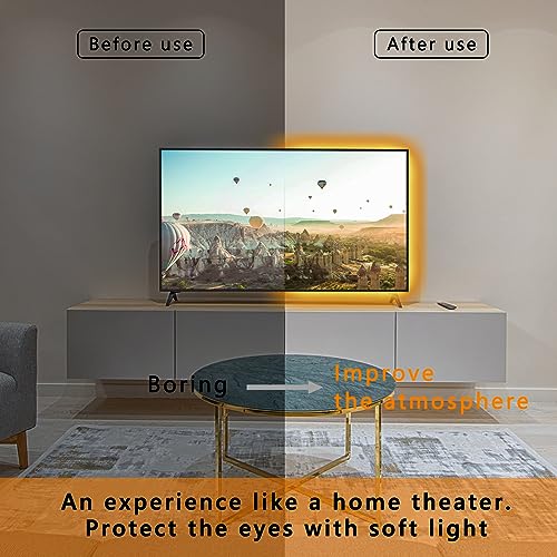 Tira de LED con Sensor de Movimiento, 5V, 16.4 ft, Amarillo Ultra Cálido miniatura 2