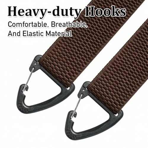 Image of SUNEZLGO Suspenders for Men Heavy Duty, X Back Hidden Suspender 1.5 inch Under Clothing, Adjustable Work Suspenders for Men Women