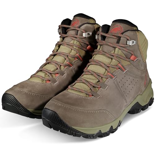 Mammut Nova IV Mid GTX Women | Wanderschuhe für Damen, Wasserdichte Trekkingschuhe, Outdoor Schuhe, Gore-Tex Bergschuhe, Sportschuhe für Hiking | Bungee-Apricot Brandy, 6