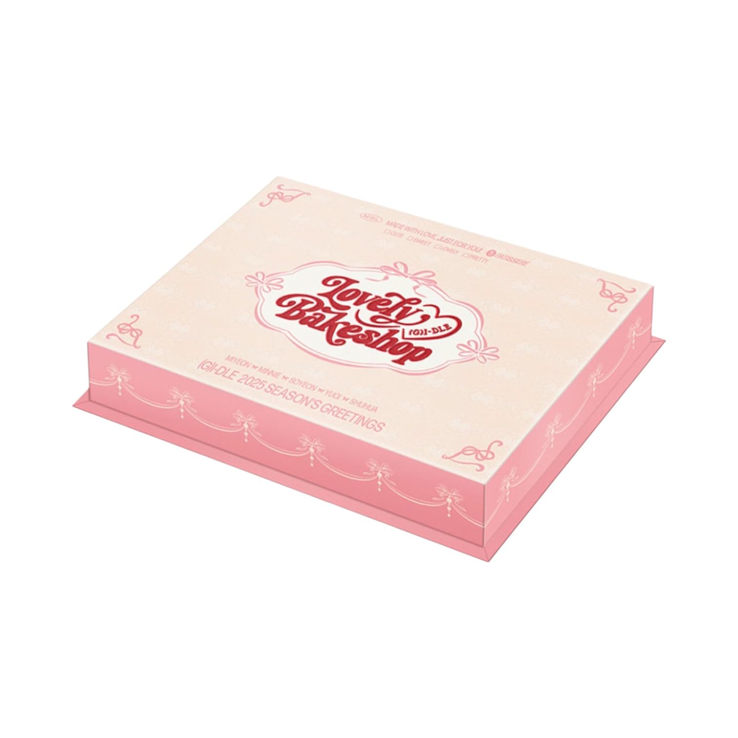 (G) I-DLE 2025 SEASONS GREETINGS Photobook [Lovely Bakeshop] + P.O.B Special Selfie Photocard