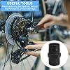APOMOONS 2 en 1demonte Roue Libre, Clé Centerlock pour Roue Libre Filetée et Roue Libre à Cassette, Demonte Cassette et Extracteur de Roue Libre, Outils Velo pour Shimano #5