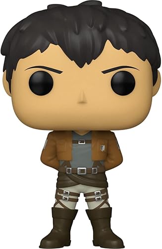 POP Attack on Titan - Figura de vinilo Bertholdt Hoover Funko Pop incluye funda protectora compatible con caja emergente multicolor 375 pulgadas