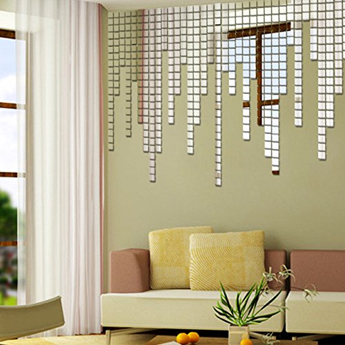 Buy 3D diy sticker modern acrylic home decor diy mirror wall stickers