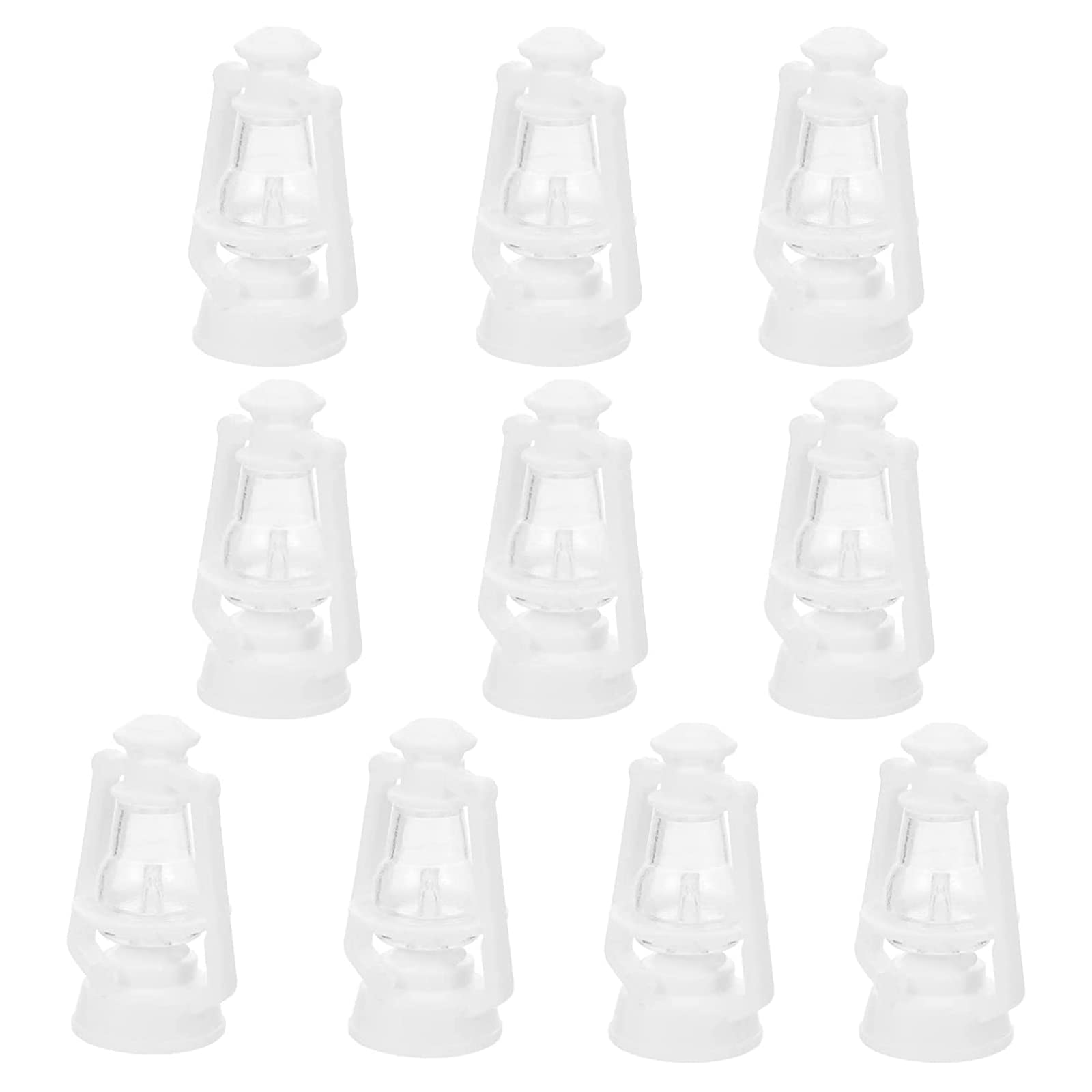 Kerosene Lamps, Lantern Decorative Hurricane Ornaments for Home Decor Patio Decoration(White)