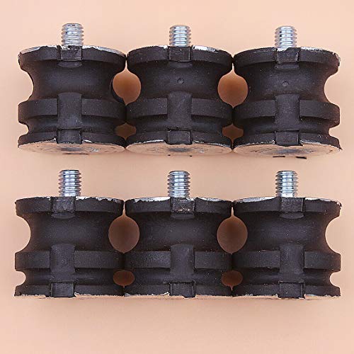 AV Buffer Mount compatible with 501269704 501 26 97-04 Husqvarna Anti Vibration Element 6Pcs