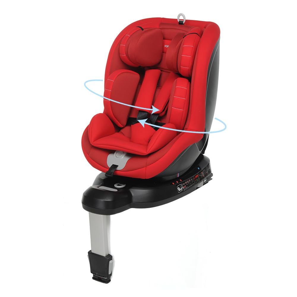Seggiolino auto girevole e reclinabile logik red 40 - 105 cm