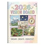 Planning Supplies 2026   Livre de vision avec clip Art   Planificateur d'objectif pour étudiants, entrepreneurs, enseignants, professionnels, chefs d'équipe, accessoires de bureau pour le Nouvel An