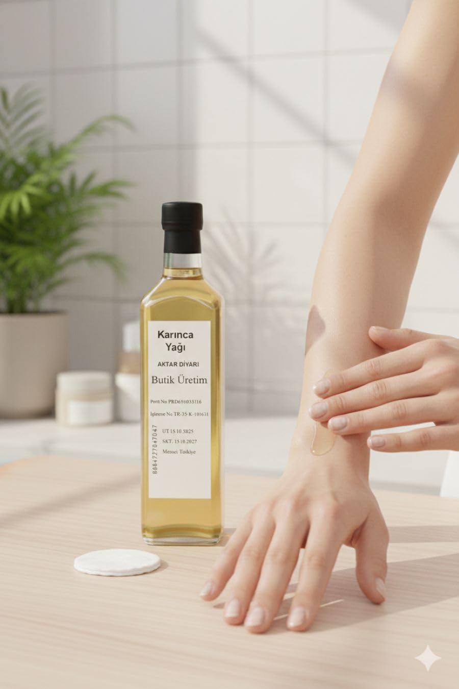 Aktar Diyarı Karınca Yağı 1000 ML - Karınca Yumurtası Yağı, BTY-ADY43278