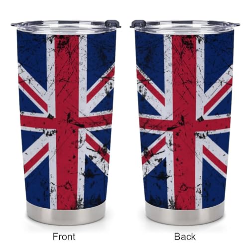 Posavasos para auto con textura de bandera UK 4PCS miniatura 3