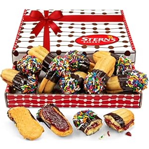Premium Italian Cookie Gift Box | Italian Sandwich Cookies [10 Count], Gourmet Bakery Cookies for Any Occasion | Ideal for Birthdays Anniversaries Get Well Wishes | Kosher, Nut Free | Stern’s Bakery