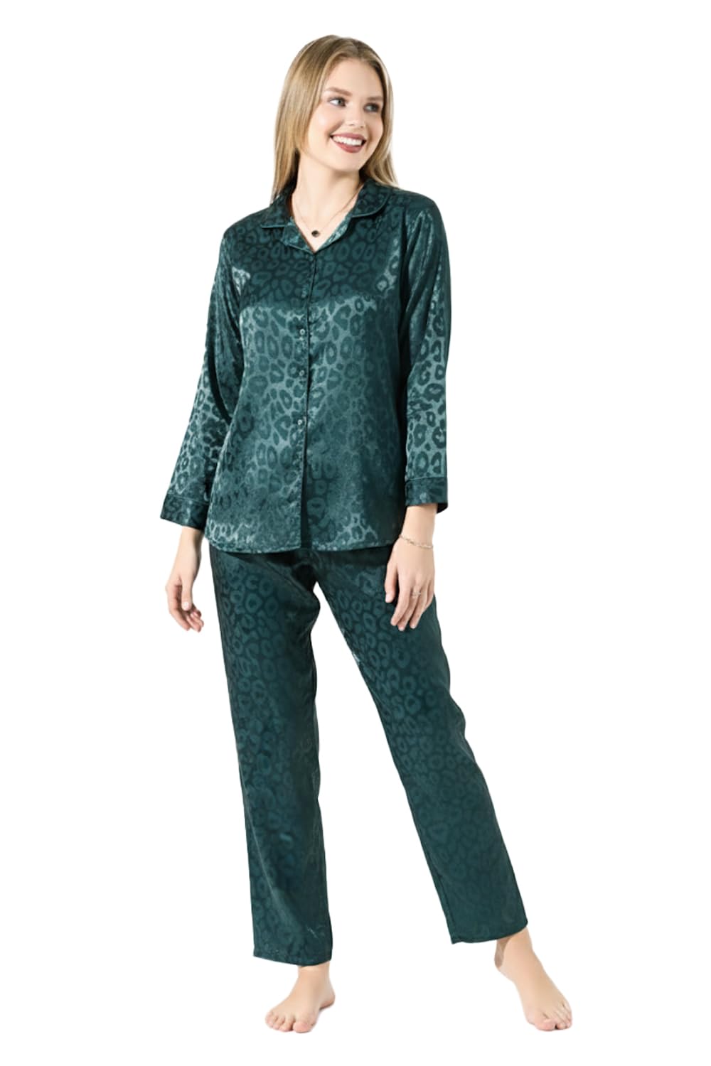 kattly Nightsuit for Women | Luxury Coord Sets | Satin Loungewear | Women's Satin Nightsuit Set | Comfortable Pajama Set for Womens-picture-11