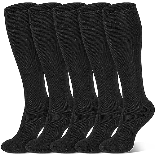 FuelMeFoot Warm Knee High Socks For Men - Thermal Cotton Socks For Hiking, Work, Winter, Gifts
