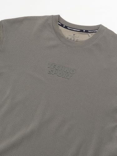 Image of TECHNOSPORT Men Printed Oversized Round Neck T-Shirt with COTFLEX, Dry Fit Sports Tee, Oversized Activewear T-Shirt for Gym, Running, Sports & Casual Wear