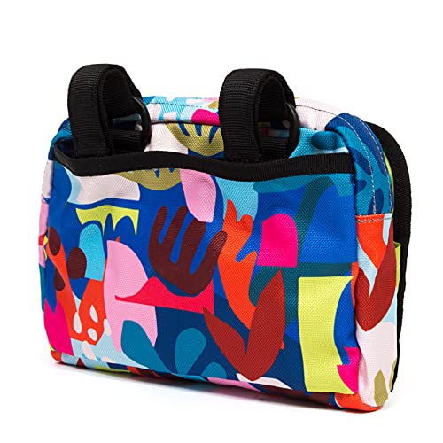 Po Campo Kids Bicycle Bag - Speedy Front Frame Bike Handlebar Bag – Fabric Bike Basket – Waterproof Front Mount Bike Bag For Boys Girls Bike Or Scooter Handle Bars – Converts To Crossbody Bag (Aquatic) #TOP2