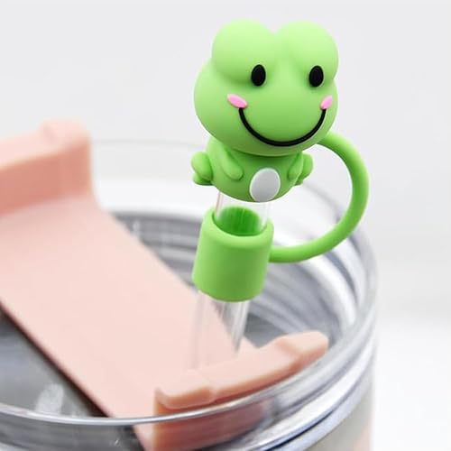 Miniatura 2 de Tapa de popote para copa Stanley, cubierta de popote de silicona compatible con vaso de 30 y 40 onzas con asa, tapas de puntas de popote