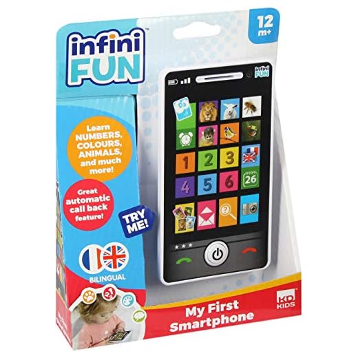 INFINIFUN UKI12550 My First Smartphone Pre-School Toy, Multi-coloured