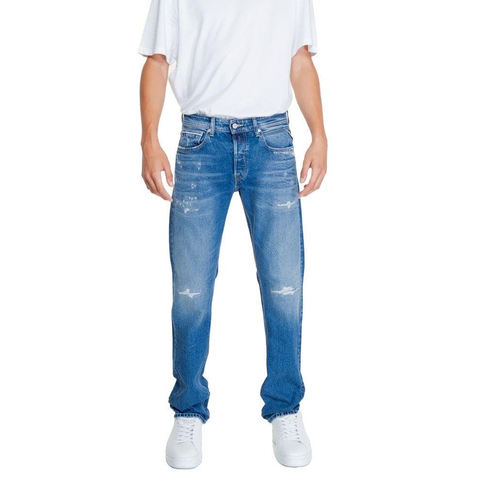REPLAY Adult MA972 Grover Original Jeans, Medium Blue 009, 27W / 32L