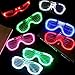 Imagen de EKKONG Gafas LED 10 Piezas Gafas con Luz Luminosas Neon para Halloween Cumpleaños Fiesta de Carnaval Juguete de Regalo