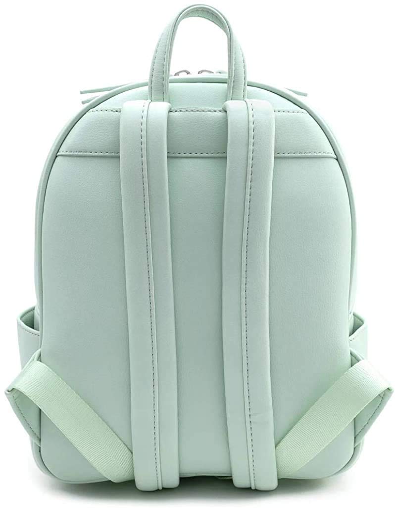 Loungefly Mint Pin Trader Faux-Leather Mini Backpack (One Size, Mint)