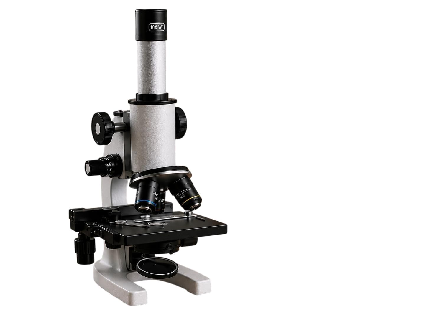 Compound Biological Microscope with LED & Mirror Illumination, Monocular Lab Microscope, 10X Eyepiece, 4X/10X/40X Objectives, Mechanical Stage for School, College & Biology Lab-picture-39