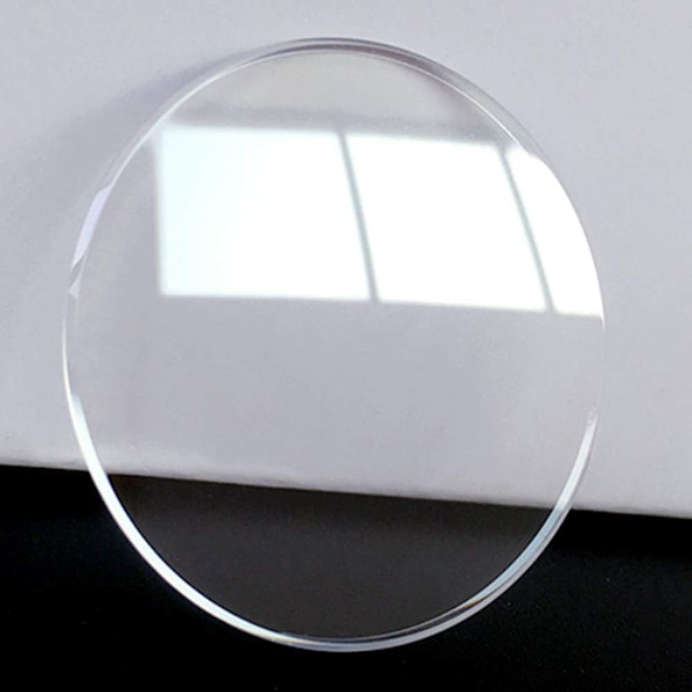 1,5 mm dickes, einfach gewölbtes Saphirglas für Uhren – klares, rundes Uhrenglas – Ersatzglas für Uhrenreparaturen (26mm)