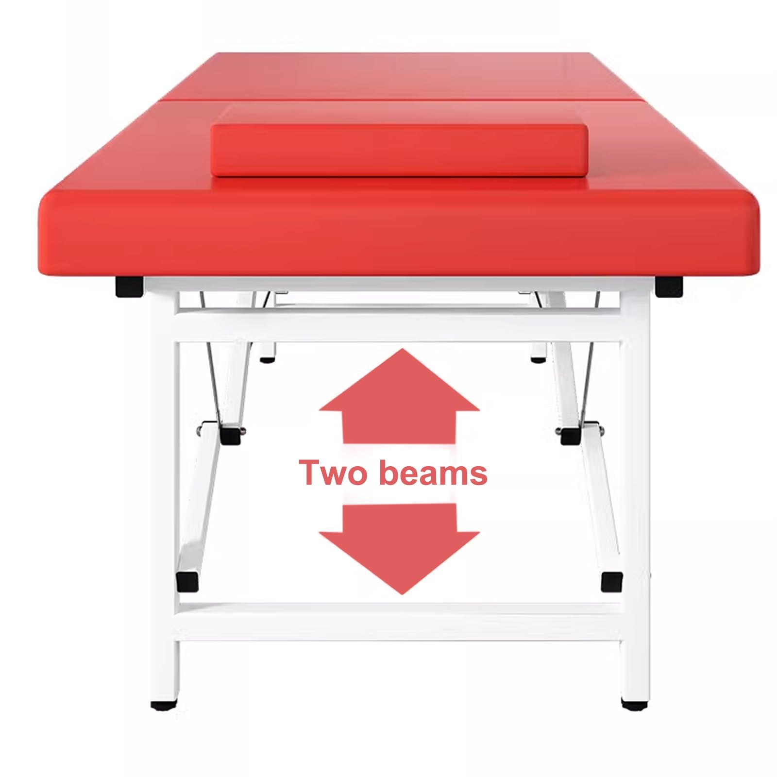 Camillas Plegables para Masajes Ligeras Tatuaje de Camilla de Cuero Plegable Sin Instalación Camilla Estetica con Agujeros para Respirar Capacidad de Carga 250 Kg | Without Installation Esthetician Bedd with Breathing Face 250kg Load-Bearing Capacity(Blac