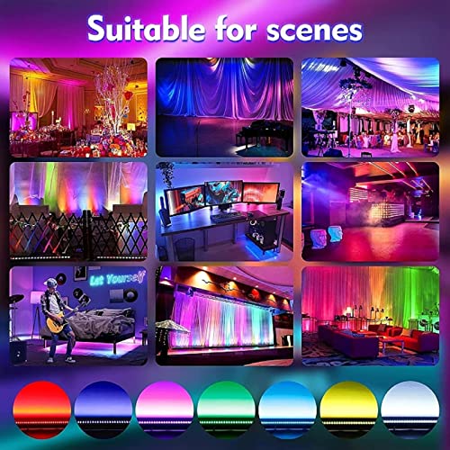 TOPBOS 30W Lampara Led Techo con Altavoz Bluetooth,RGB Plafon Led de Techo Regulable con Control Remoto y APP, Lamparas de Techo Music para Baño Dormitorio Sala de Esta - imagen 6