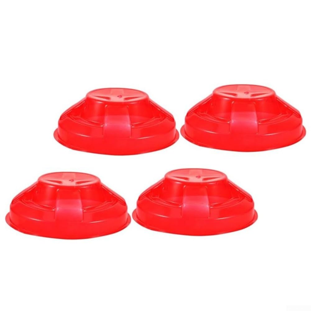 AugustknowU Fire Alarm Dust Protection Covers Plastic 4 Pack For Smoke Sensors Installed In Offices Schools And Light Industrial Areas
