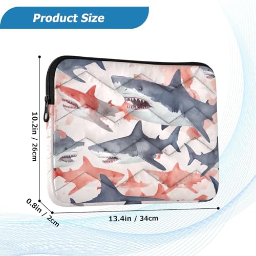 Funda para portátil de 13-14 pulgadas color rojo con protección impermeable miniatura 3