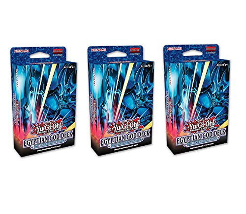 YU-Gi-Oh! Trading Card Game Lot de 3 Deck de Dieux égyptiens : Obélisque des bourreaux – Édition Allemande