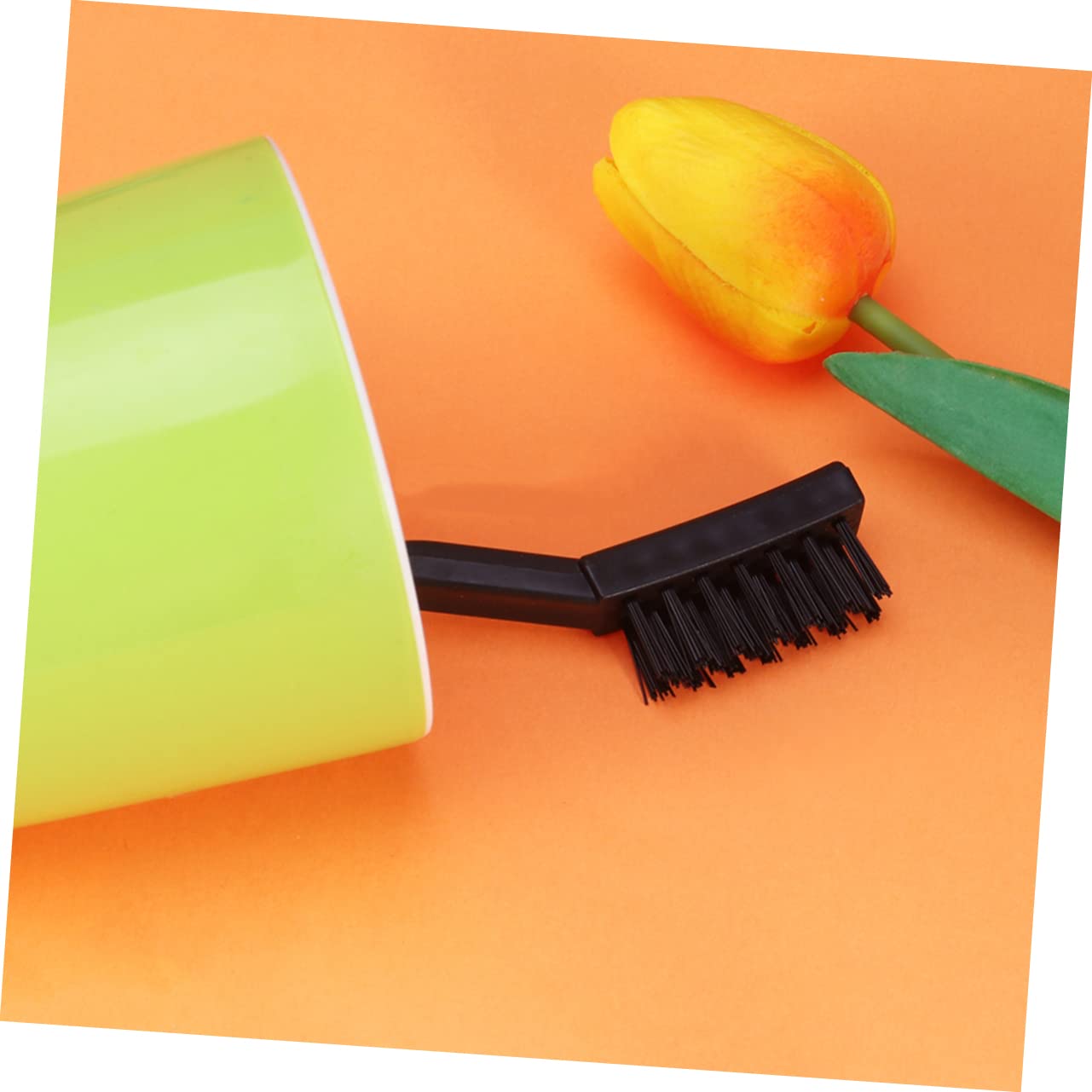 OSOLADY Rust Removal Brush for 5pcs 7-inch Anti Static Cleaning Brush Black Plastic Handle