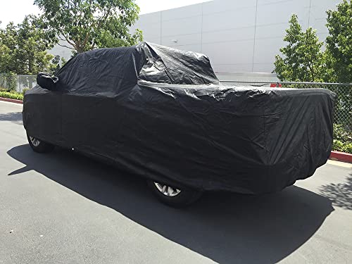 Image of CarsCover Custom Fits for 1998-2018 Dodge Ram 1500 Crew Cab Quad Cab 5.7ft Bed Box Short Bed Xtrashield Black Truck Car Cover