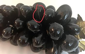 パワーストーンを身近に！【オニキスの葡萄　置物　ヴィンテージ ブラジル産】 Amazon.co.jp: パワーストーンを身近に！オニキスの葡萄 置物