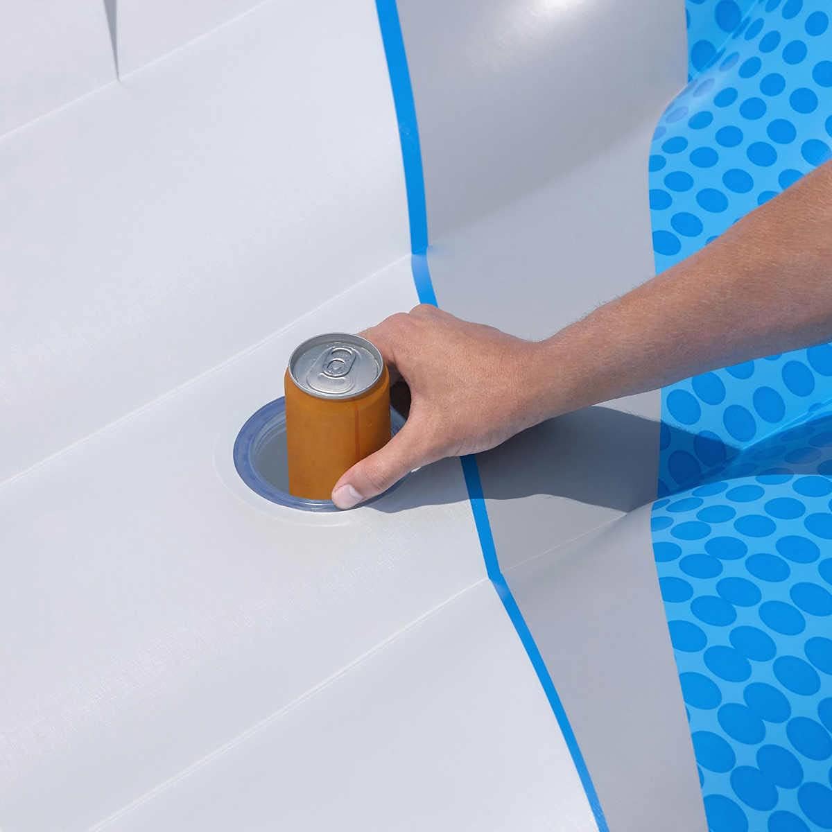 Buy Tobin Sports Pacific Lounge Island, 4 Person Inflatable Raft with