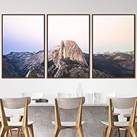 3 Piece Framed Canvas Wall Art Mountain Top Landscape Canvas Prints Home Artwork Decoration for Living Room,Bedroom - 16