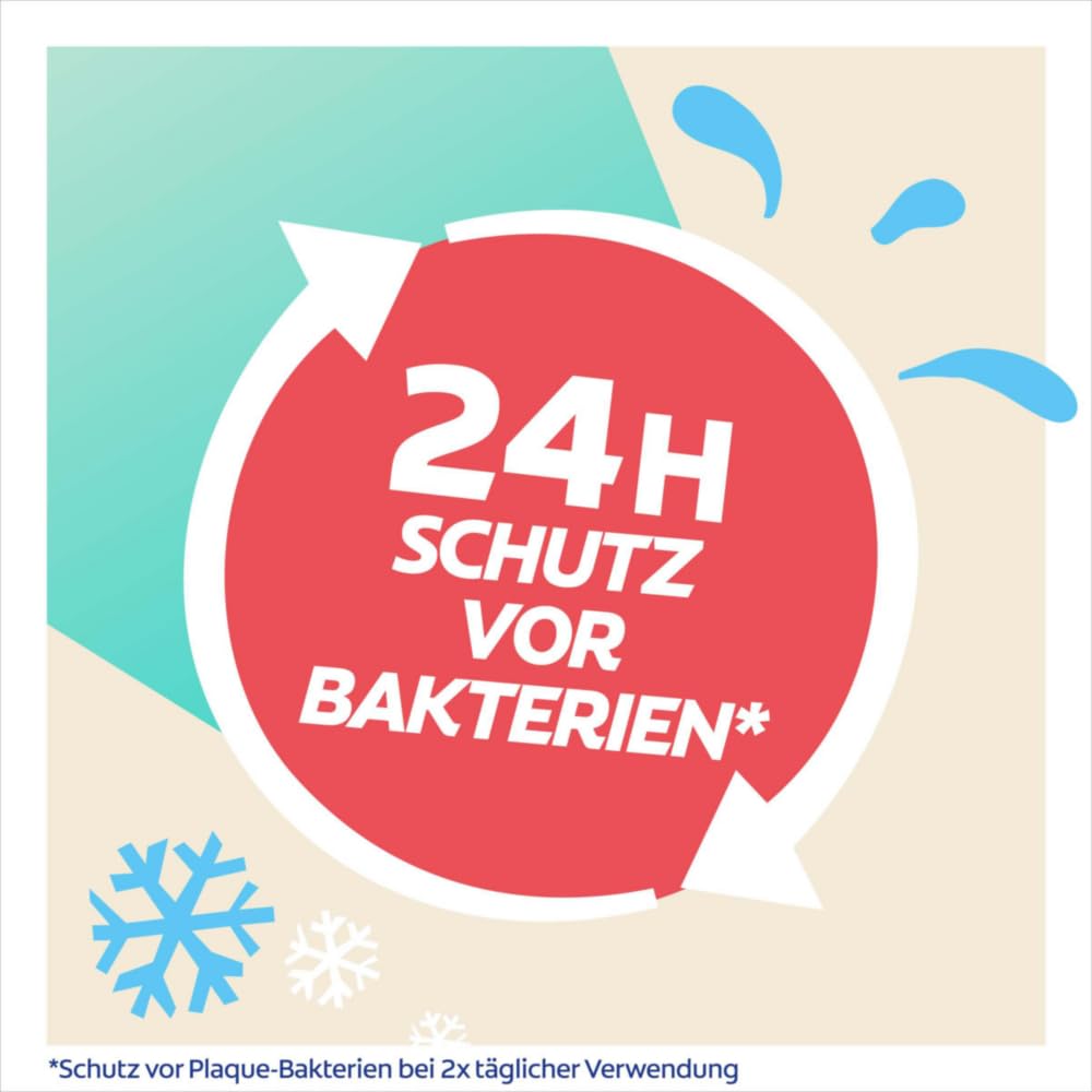 Colgate Płyn do płukania ust Ice Fresh 500 ml – zapewnia natychmiastową i trwałą świeżość – antybakteryjne czyszczenie jamy ustnej i zębów bez alkoholu ** dla optymalnej ochrony