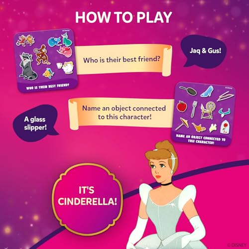 Image of Skillmatics Guess in 10 - Disney Princess Card Game for Preschool Kids, Girls & Boys Who Love Cinderella, Ariel, Jasmine, Fun Travel Game & Gifts for Ages 3, 4, 5, 6