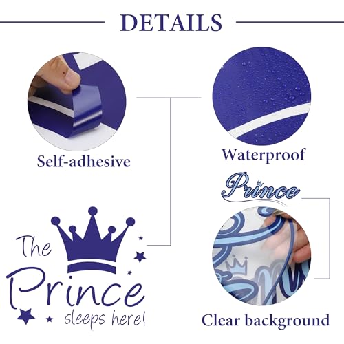 Vinilos Decorativos Azul para Dormitorio Infantil miniatura 3